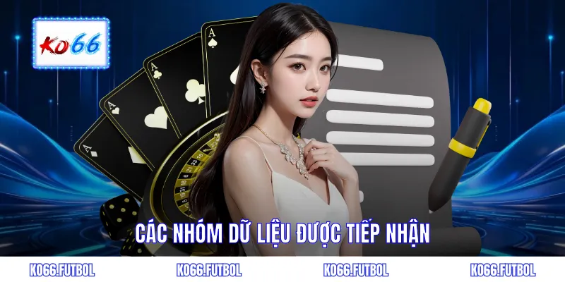 Các nhóm dữ liệu được tiếp nhận